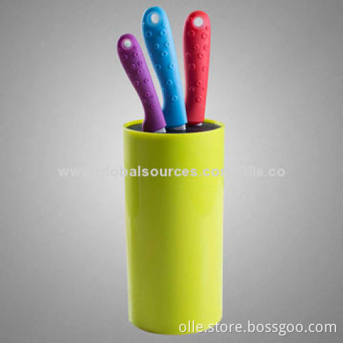 Ceramic Knife Set with PP Universal Block